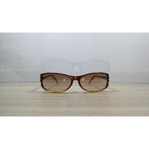 Y2K Slim Rectangular Sunglasses Brown Tint Retro 2000s Fashion